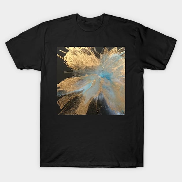 Gold Dust Flower T-Shirt by JMarieDesigns